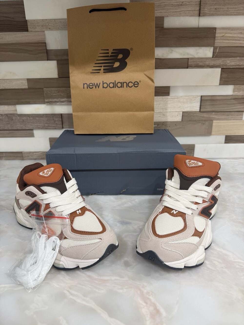 New Balance 9060 Size 6 Mens Brown